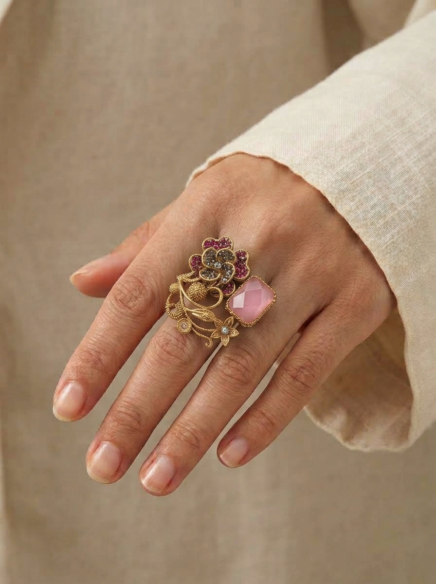 Bahiya Heritage Ring by Zarosh Jewel