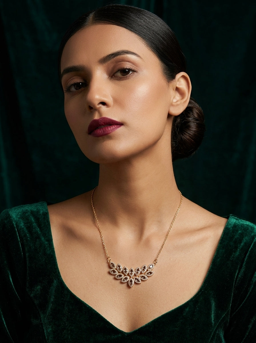 Bareen Necklace Set by Zarosh Jewel