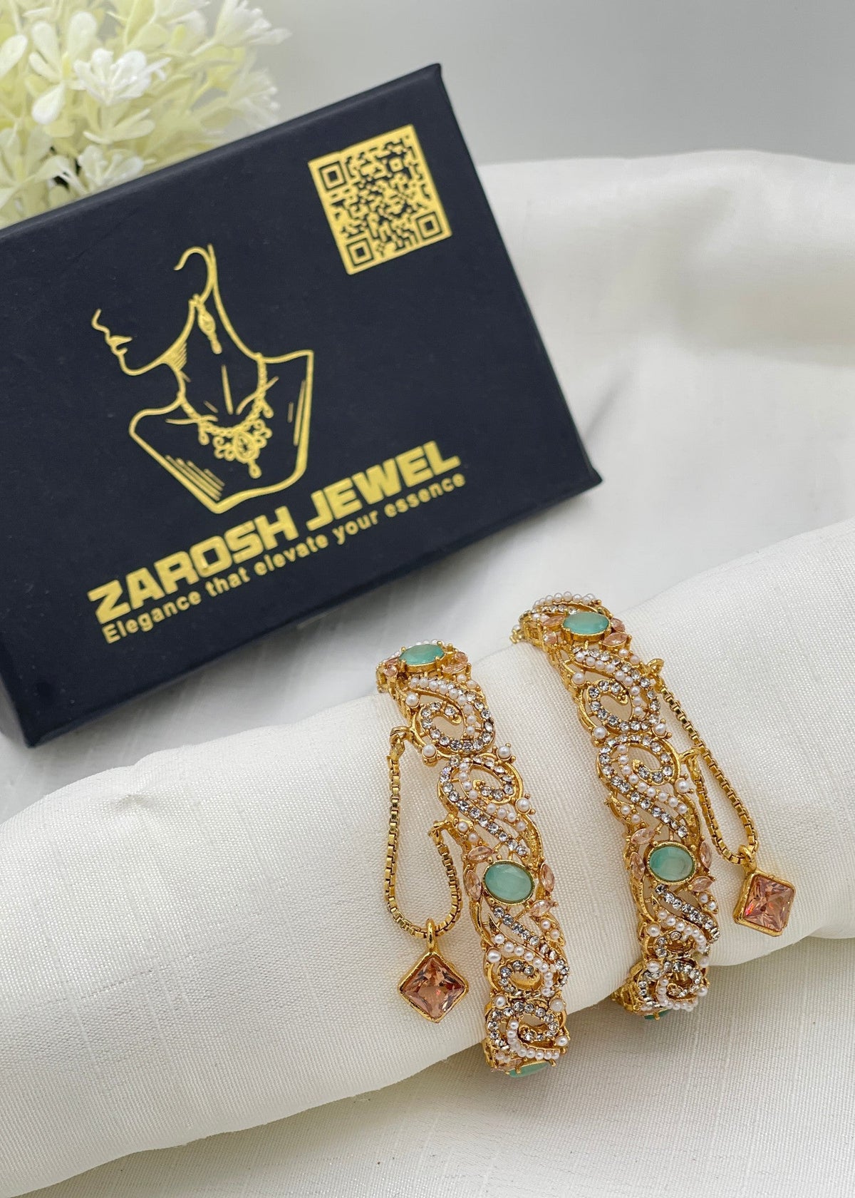 Shop the Barira Bangles Openable from Zarosh Jewel