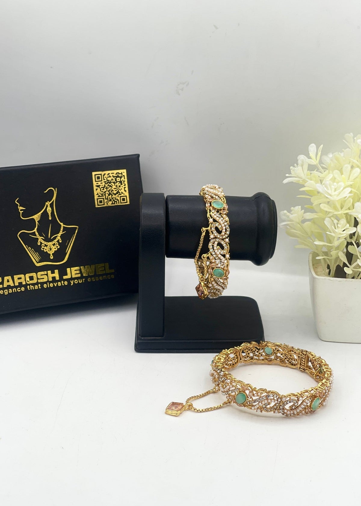 Shop the Barira Bangles Openable from Zarosh Jewel