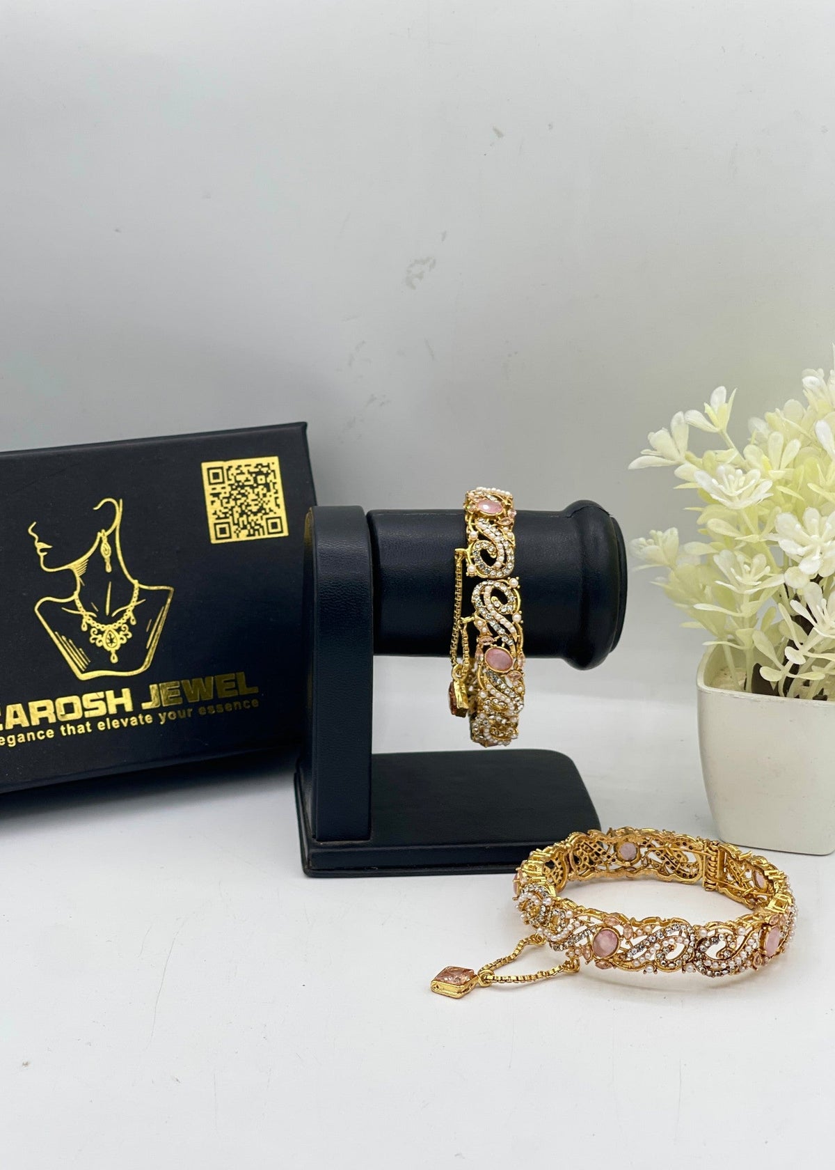 Shop the Barira Bangles Openable from Zarosh Jewel