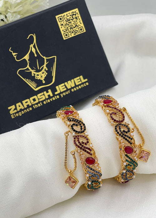Shop the Barira Bangles Openable from Zarosh Jewel