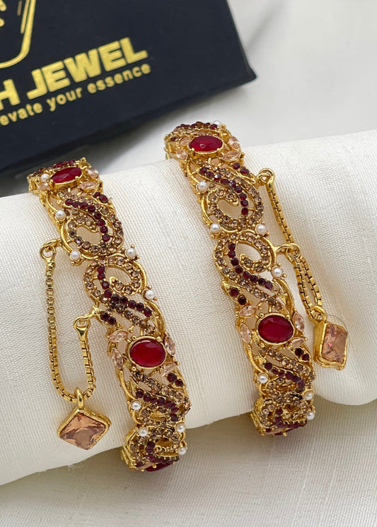 Shop the Barira Bangles Openable from Zarosh Jewel