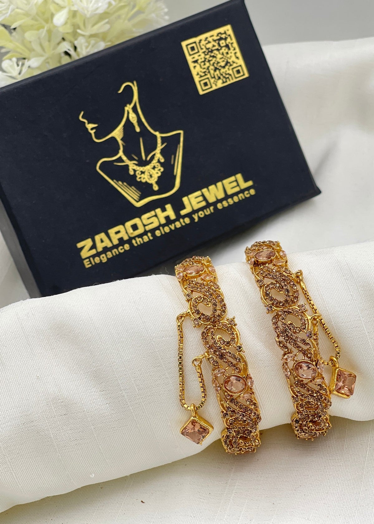 Shop the Barira Bangles Openable from Zarosh Jewel