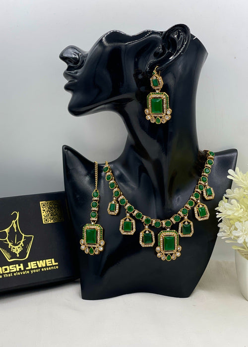 Shop the Barkha Heritage Necklace Set from Zarosh Jewel