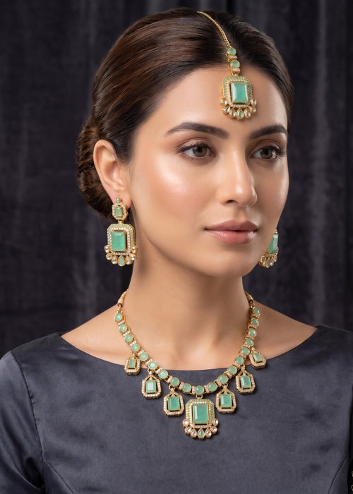 Shop the Barkha Heritage Necklace Set from Zarosh Jewel