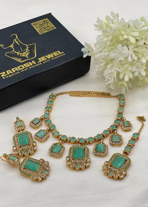 Shop the Barkha Heritage Necklace Set from Zarosh Jewel