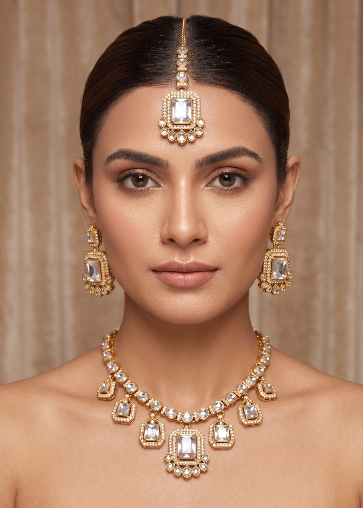 Shop the Barkha Heritage Necklace Set from Zarosh Jewel