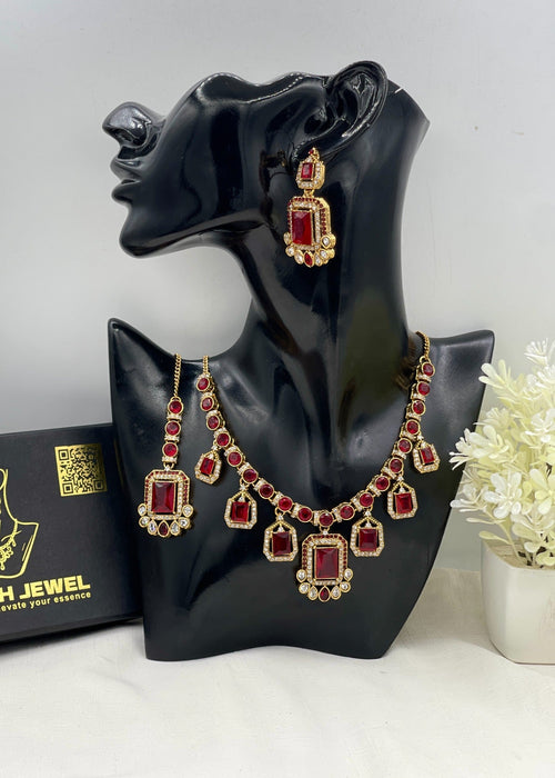 Shop the Barkha Heritage Necklace Set from Zarosh Jewel