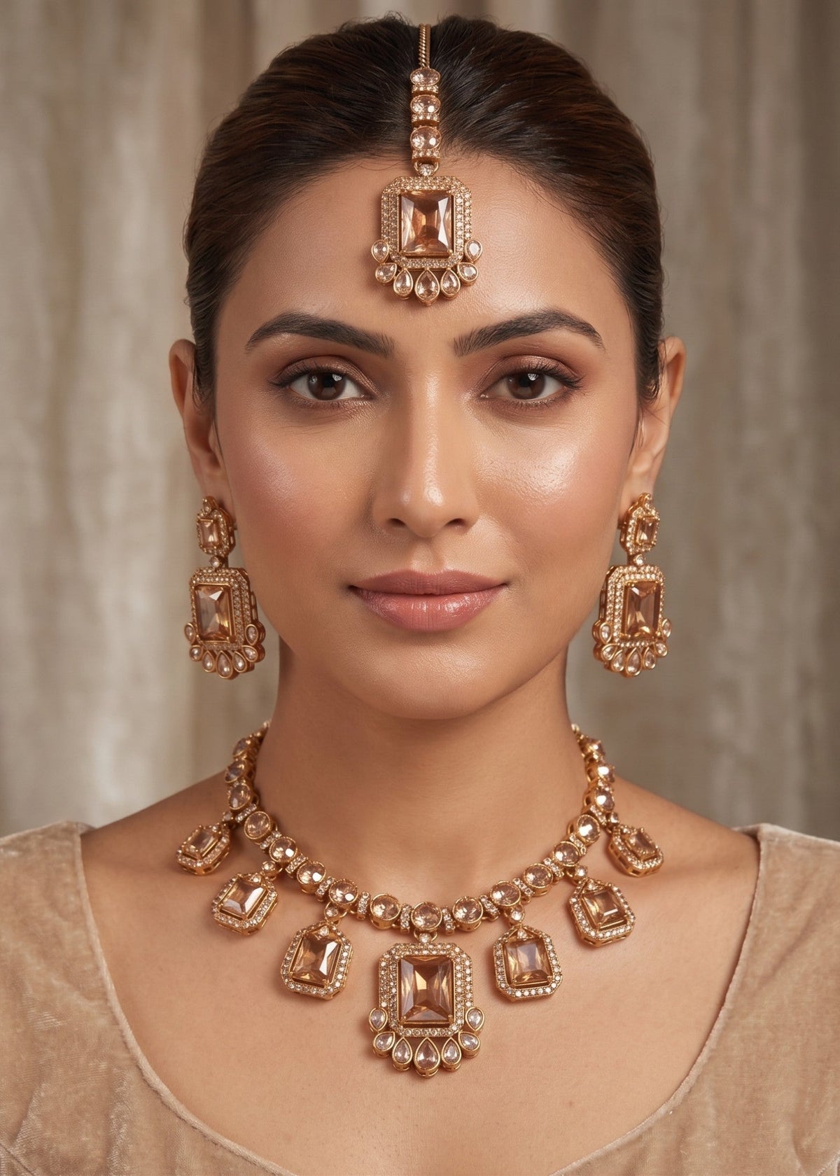 Shop the Barkha Heritage Necklace Set from Zarosh Jewel