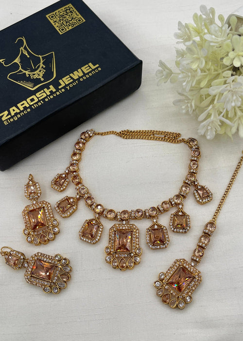 Shop the Barkha Heritage Necklace Set from Zarosh Jewel