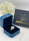 Basira Gold Plated Ring by Zarosh Jewel