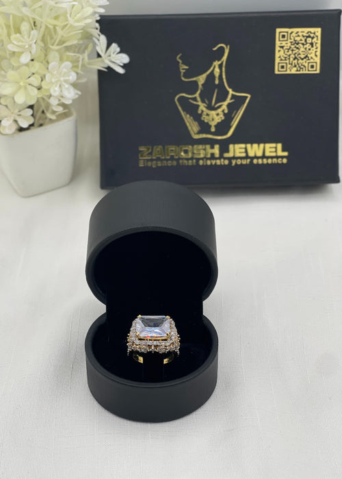 Shop the Basira Gold Plated Ring from Zarosh Jewel