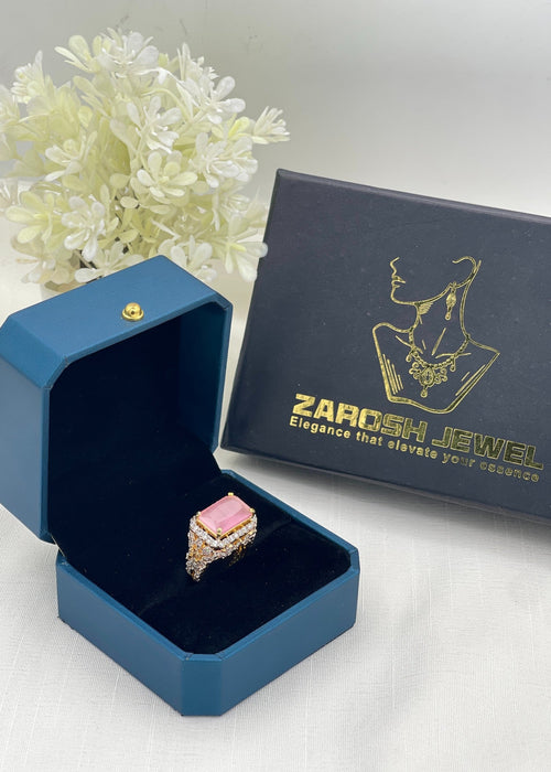 Shop the Basira Gold Plated Ring from Zarosh Jewel