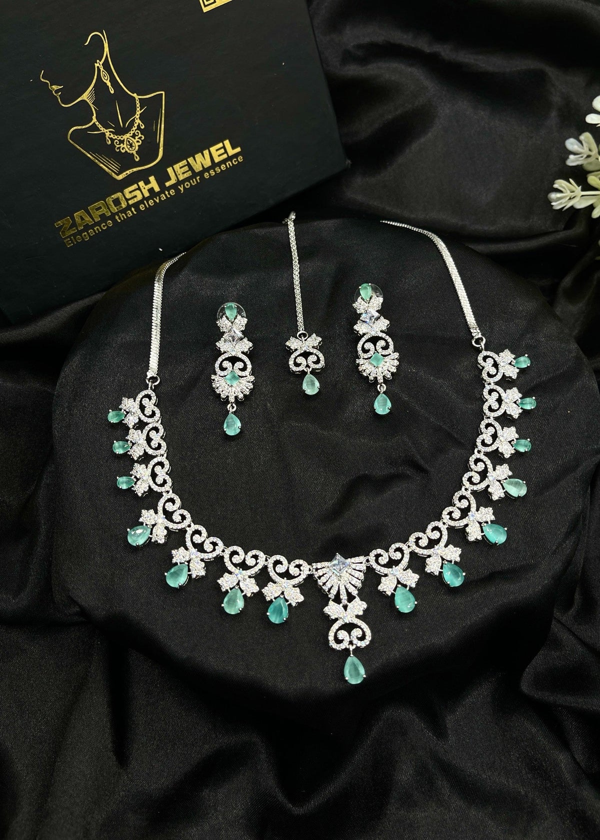 Shop the Basma Necklace Set from Zarosh Jewel
