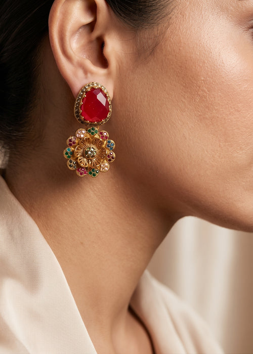 Shop the Basma Traditional Earring from Zarosh Jewel