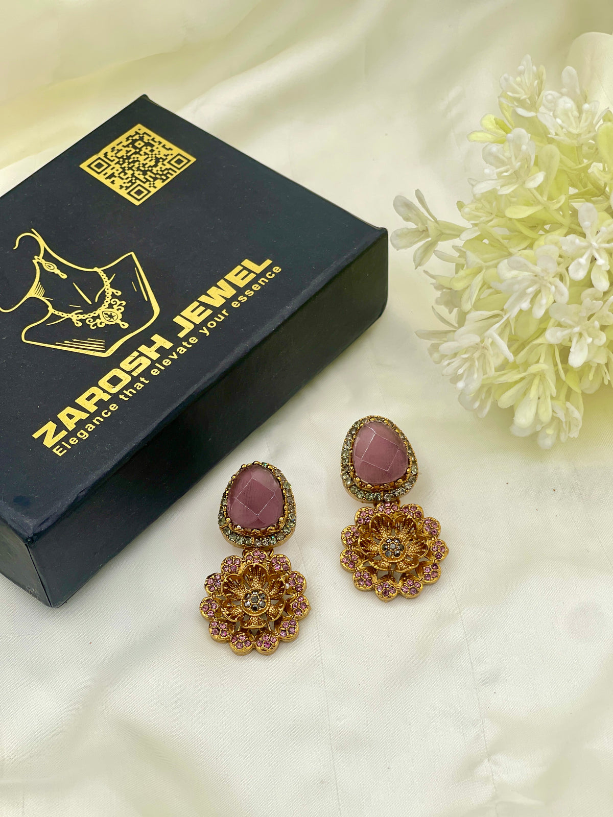 Shop the Basma Traditional Earring from Zarosh Jewel