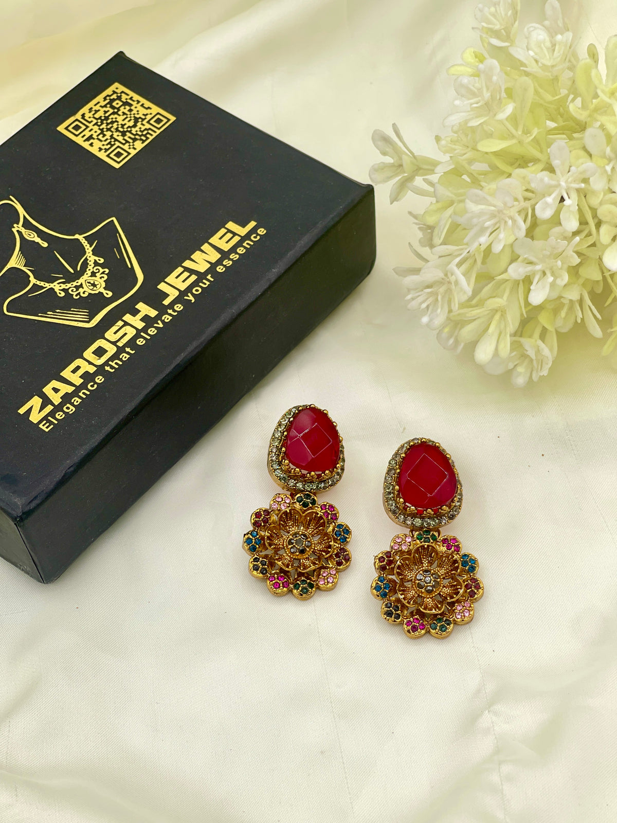 Shop the Basma Traditional Earring from Zarosh Jewel