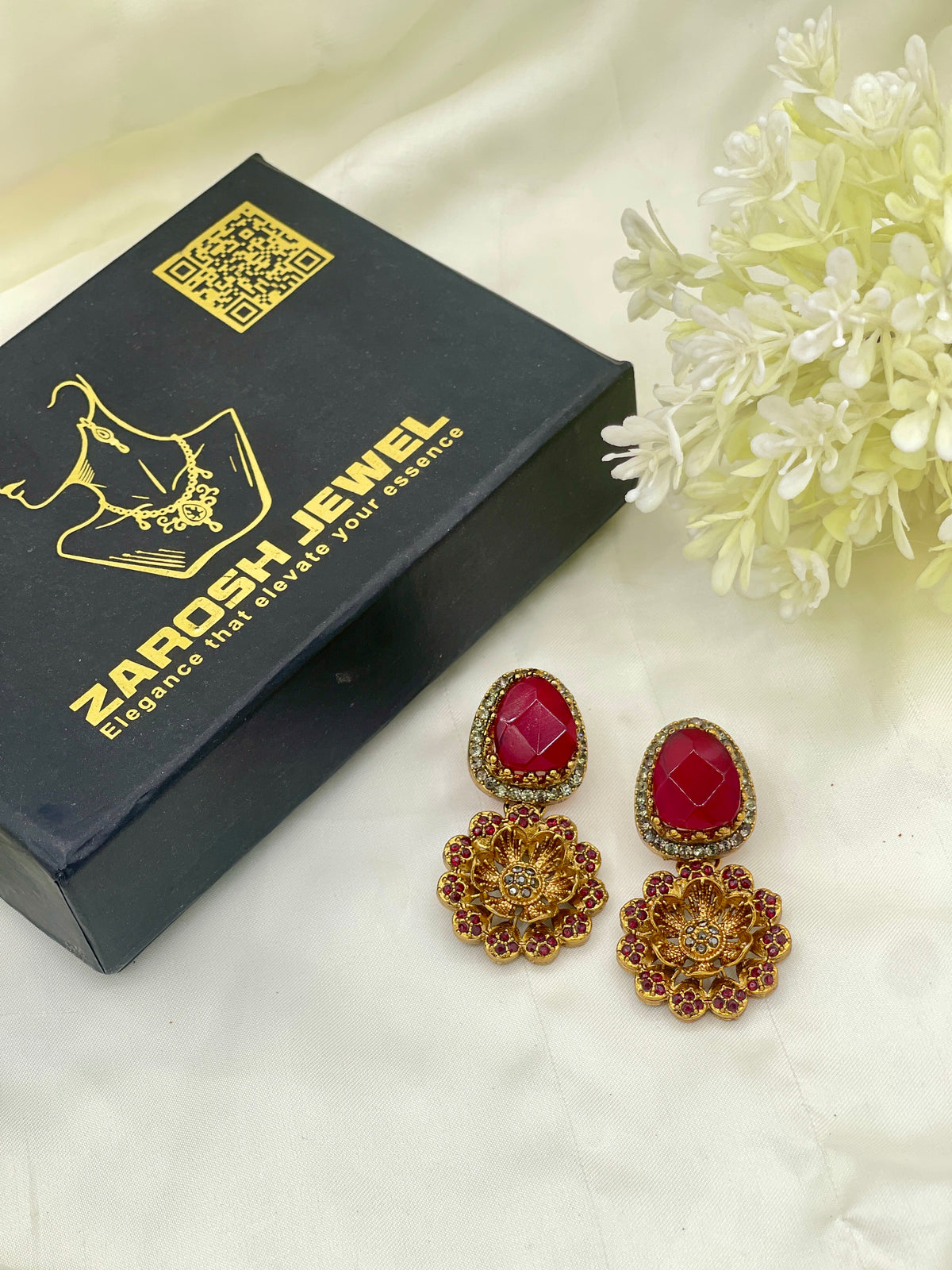 Shop the Basma Traditional Earring from Zarosh Jewel