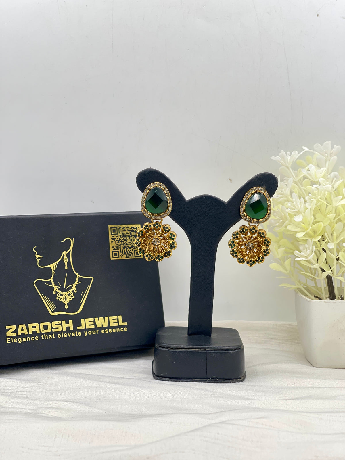 Shop the Basma Traditional Earring from Zarosh Jewel