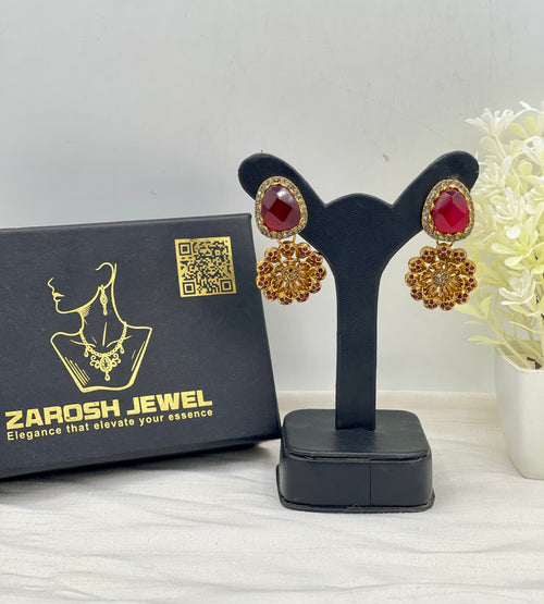 Shop the Basma Traditional Earring from Zarosh Jewel