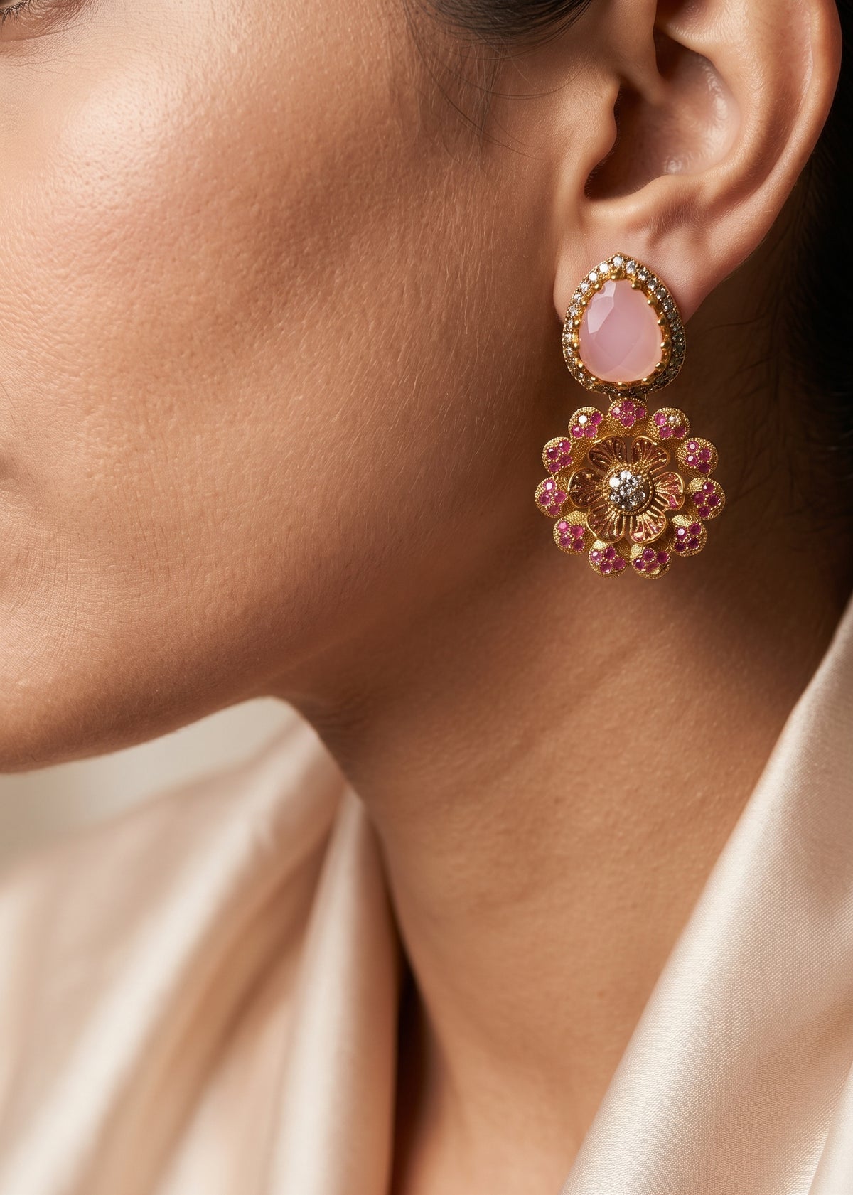 Shop the Basma Traditional Earring from Zarosh Jewel
