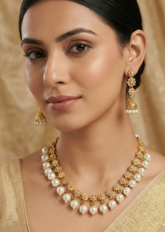 Bella Necklace Set by Zarosh Jewel
