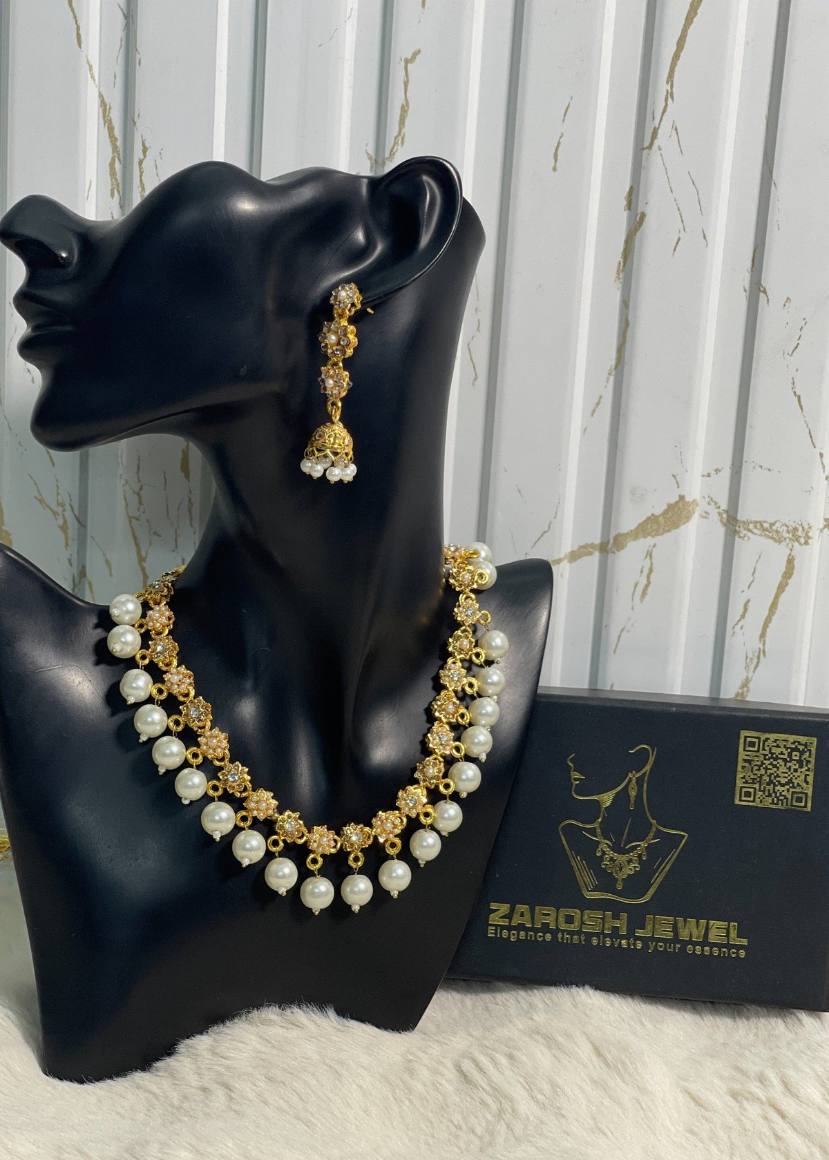 Shop the Bella Necklace Set from Zarosh Jewel