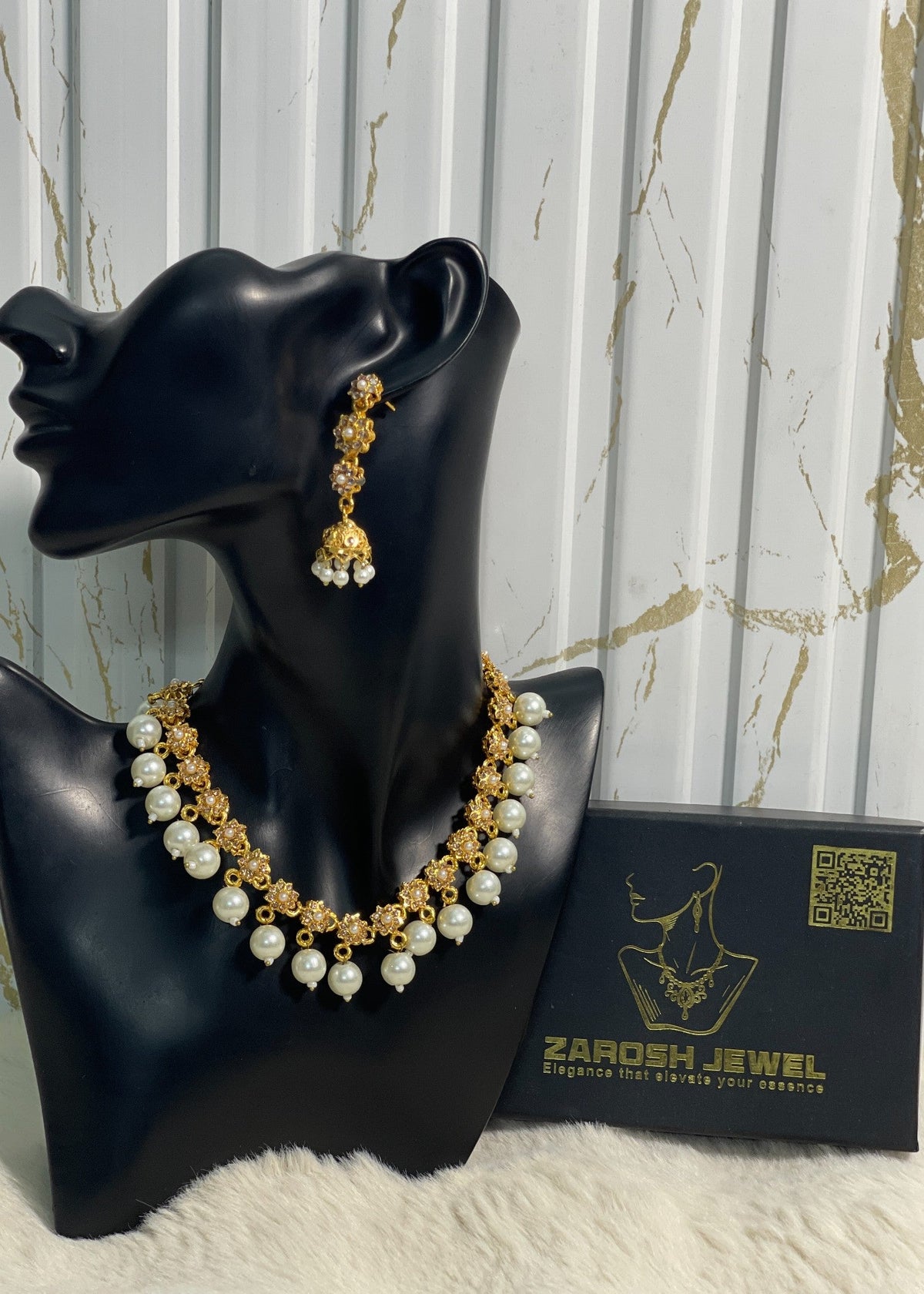 Shop the Bella Necklace Set from Zarosh Jewel