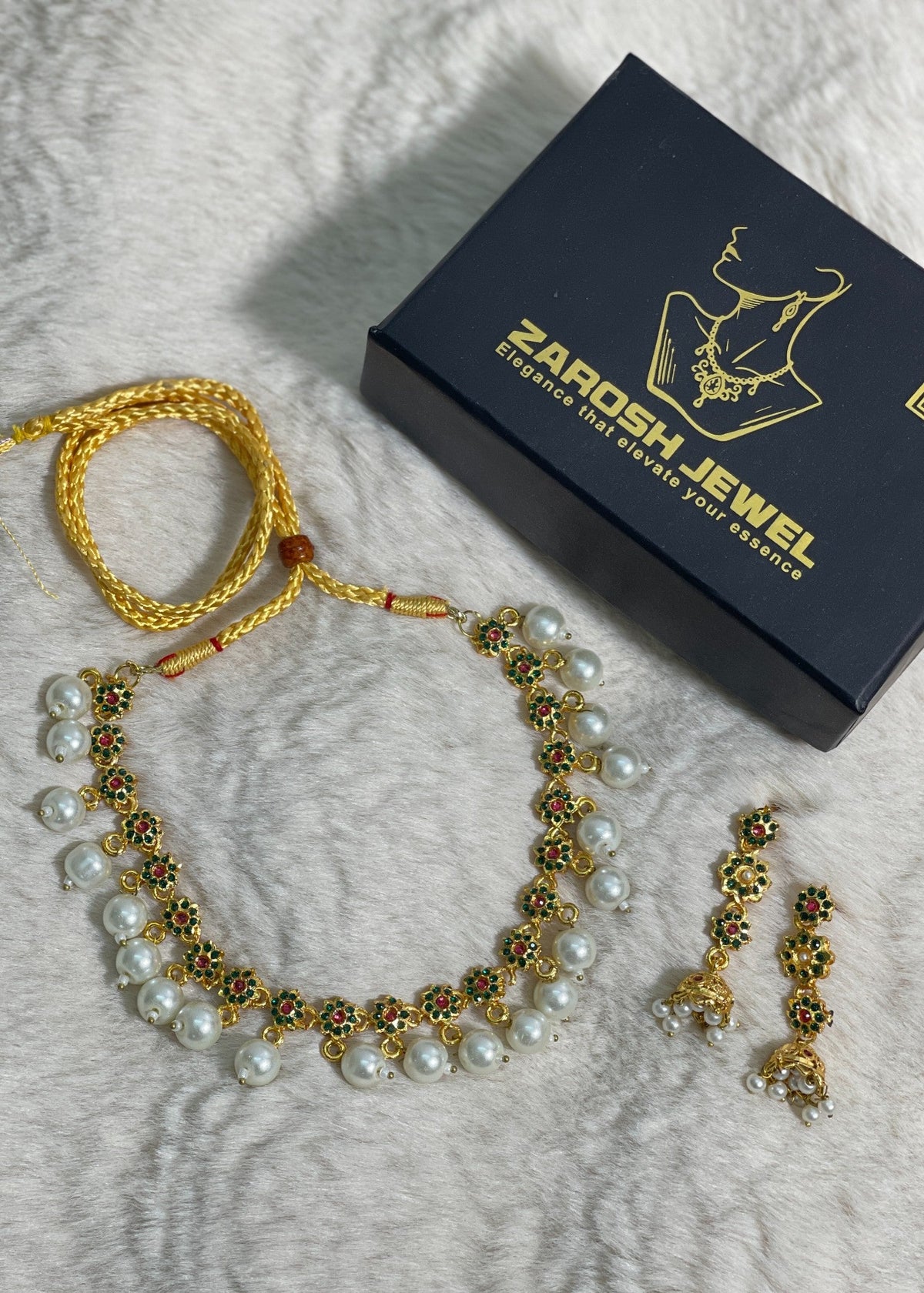 Shop the Bella Necklace Set from Zarosh Jewel