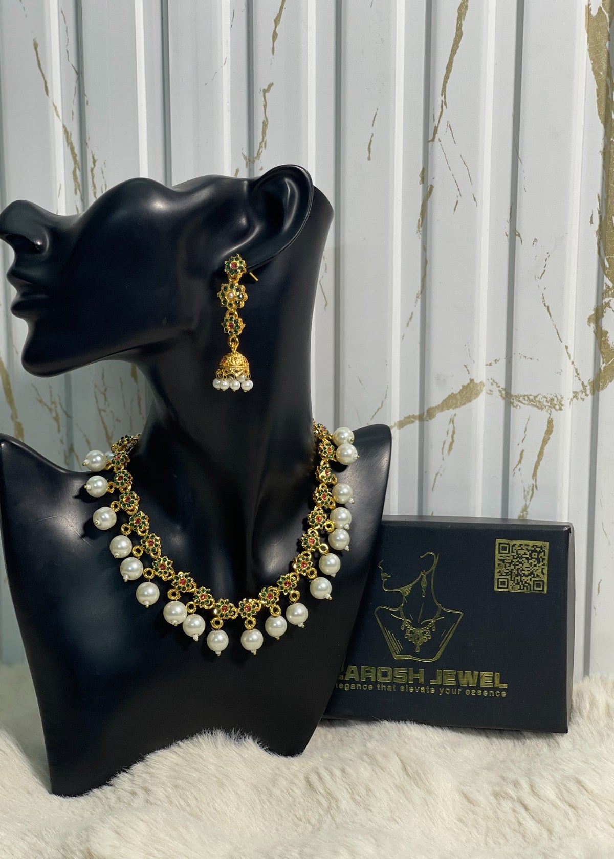 Shop the Bella Necklace Set from Zarosh Jewel