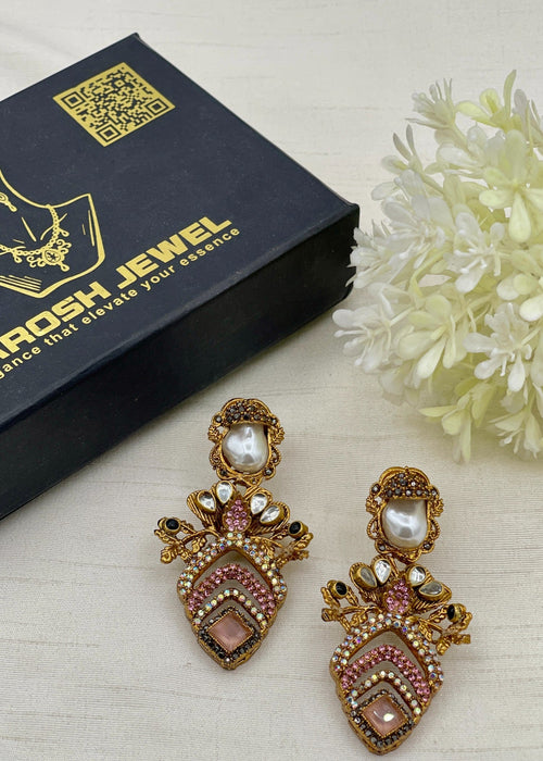 Shop the Bilqis Premium Earring from Zarosh Jewel