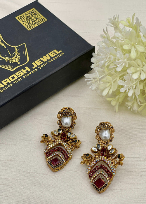 Shop the Bilqis Premium Earring from Zarosh Jewel
