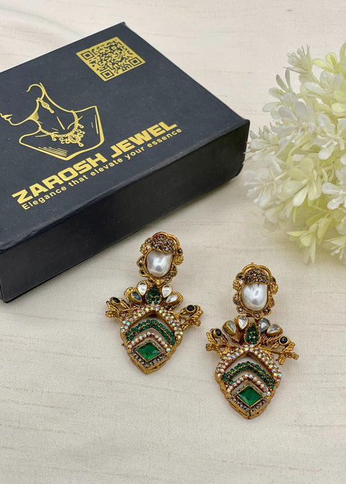 Shop the Bilqis Premium Earring from Zarosh Jewel