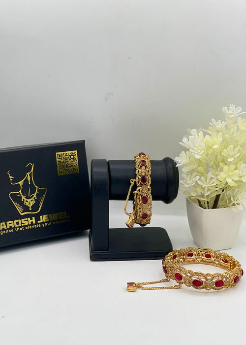 Shop the Bina Openable Bangle Set from Zarosh Jewel