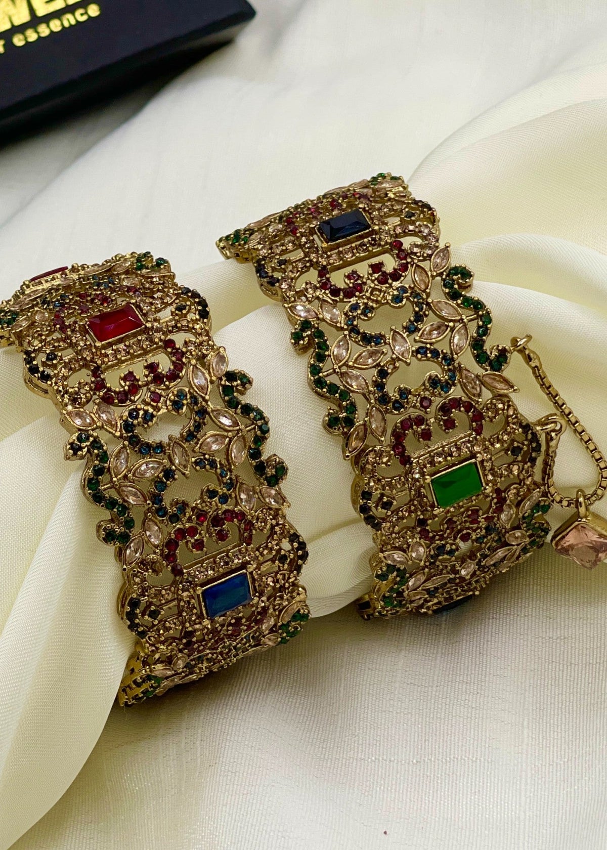 Shop the Bisma Openable Bangle Set from Zarosh Jewel