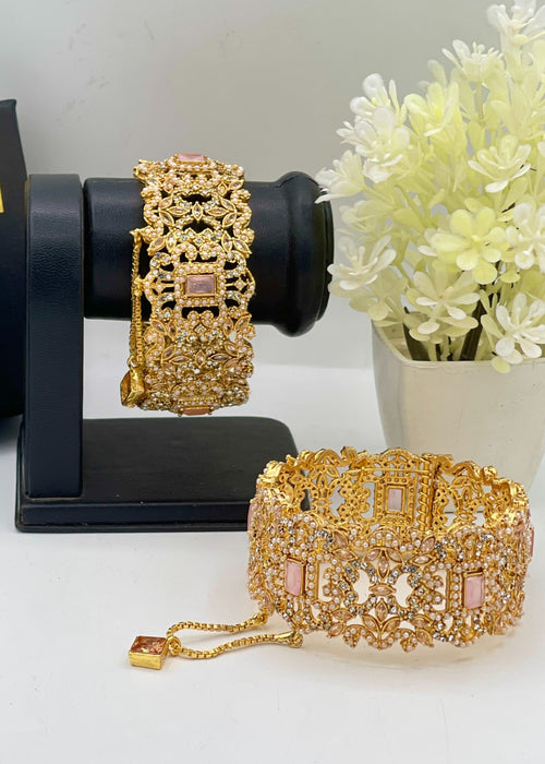 Shop the Bisma Openable Bangle Set from Zarosh Jewel