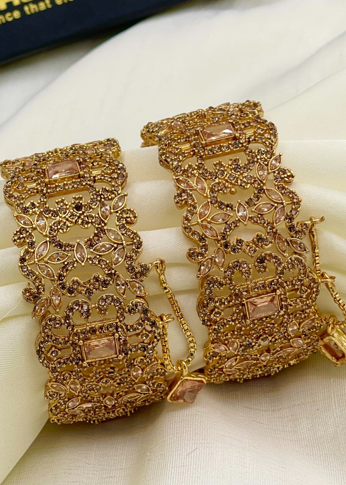 Shop the Bisma Openable Bangle Set from Zarosh Jewel