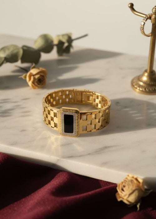 Shop the Black Empress Gold Bracelet from Zarosh Jewel