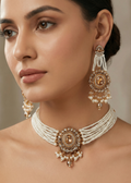 Blossom Choker Set by Zarosh Jewel