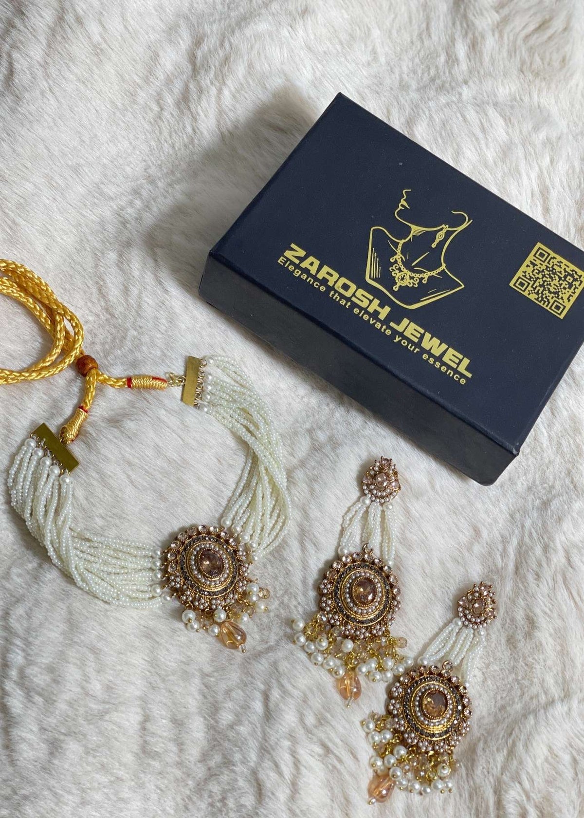 Shop the Blossom Choker Set from Zarosh Jewel