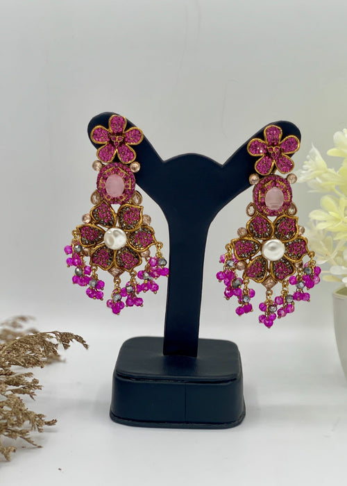 Shop the Bridal Pearl Floral Earring from Zarosh Jewel