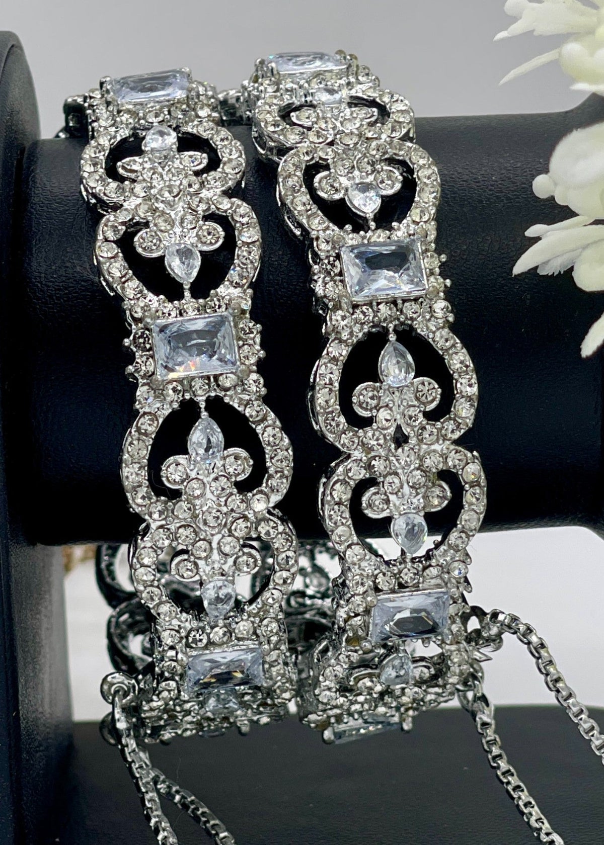 Shop the Celestia Luxe Bangles Openable from Zarosh Jewel