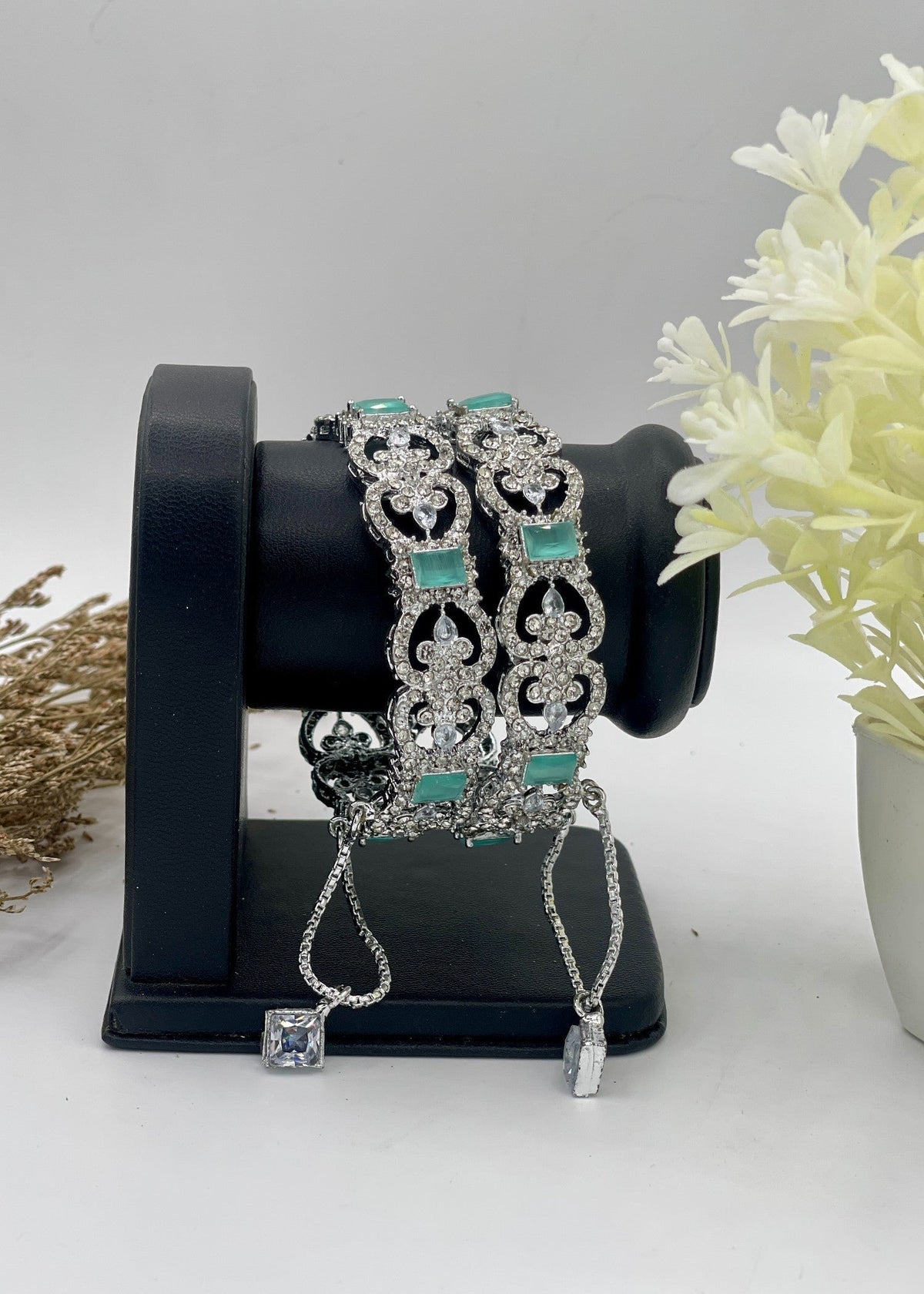 Shop the Celestia Luxe Bangles Openable from Zarosh Jewel