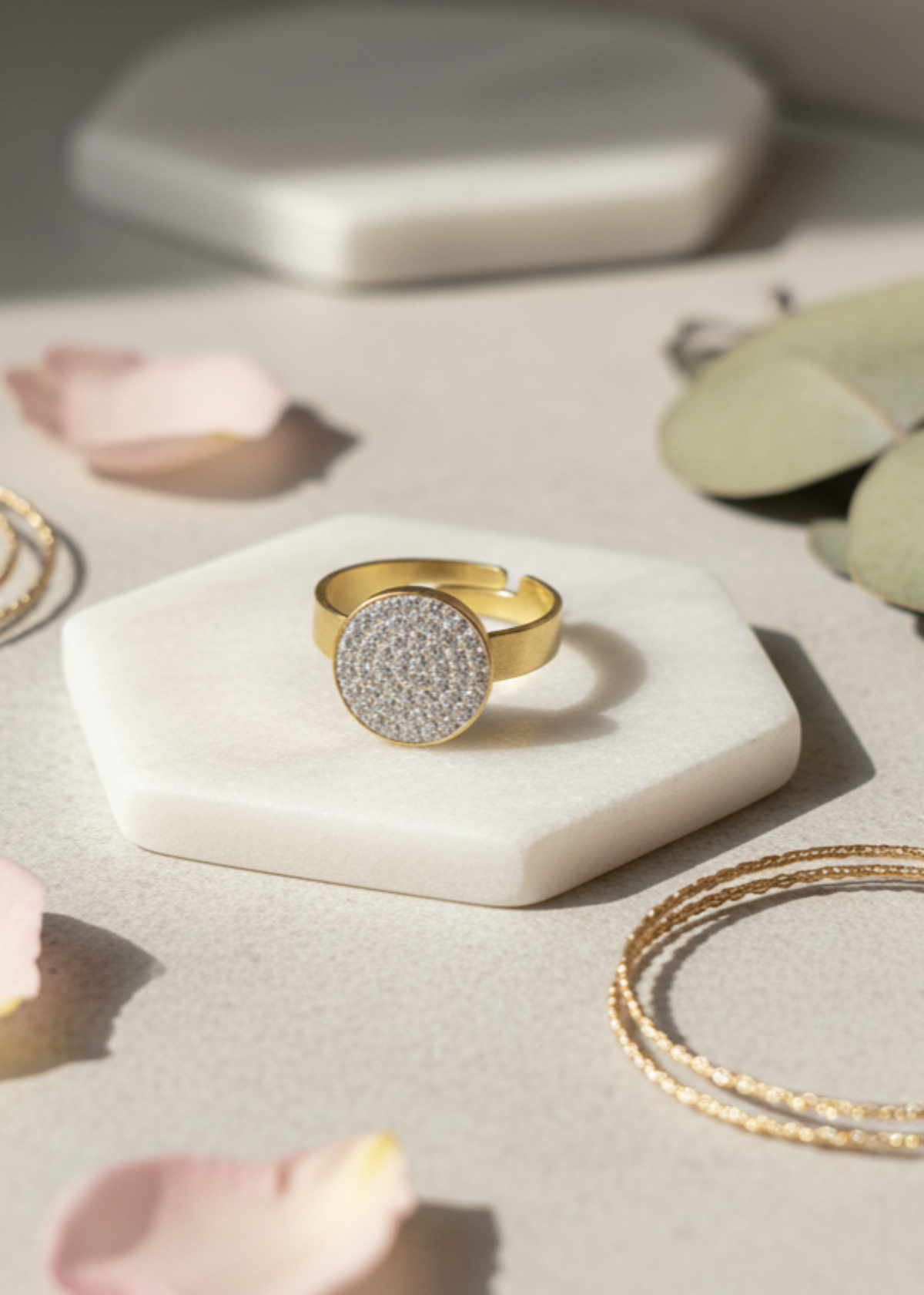 Shop the Chameli Pave Ring from Zarosh Jewel