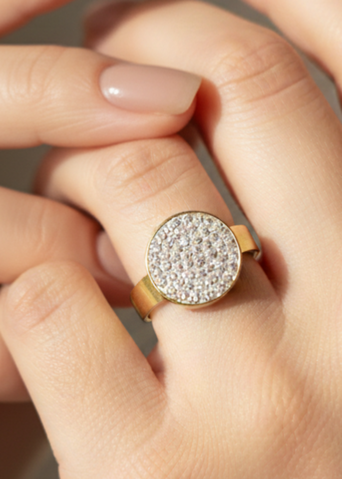 Shop the Chameli Pave Ring from Zarosh Jewel