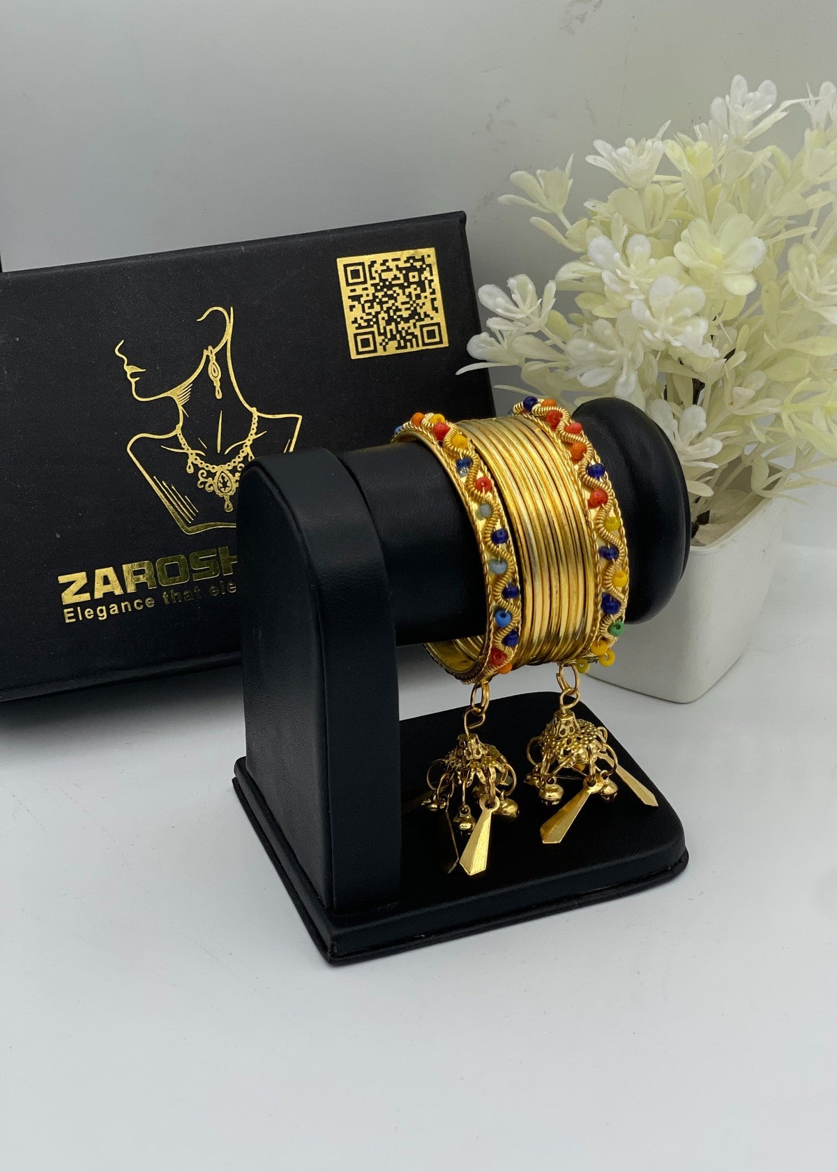 Shop the Chanda Kids Bangle Set from Zarosh Jewel