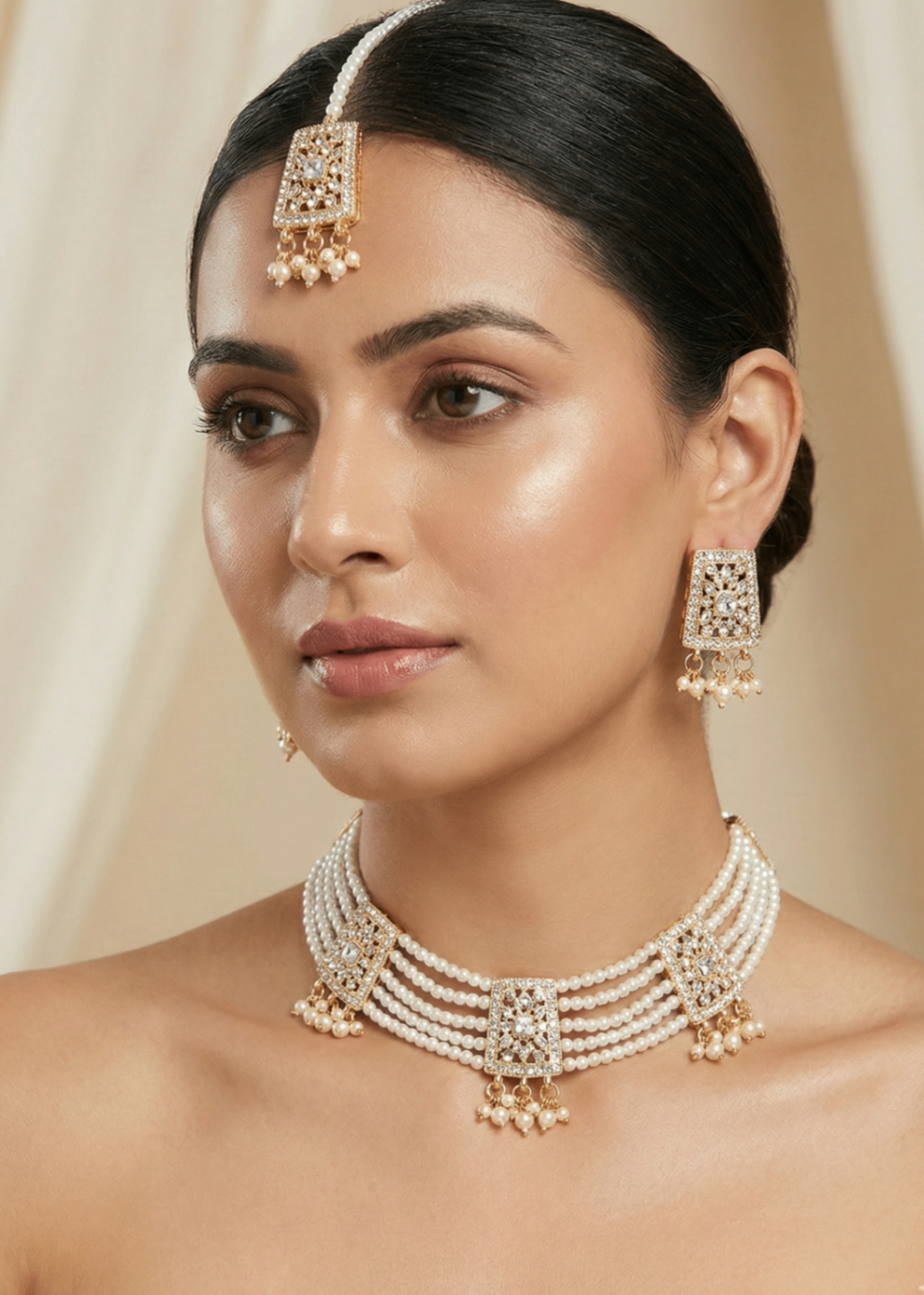 Shop the Classic Choker Set from Zarosh Jewel
