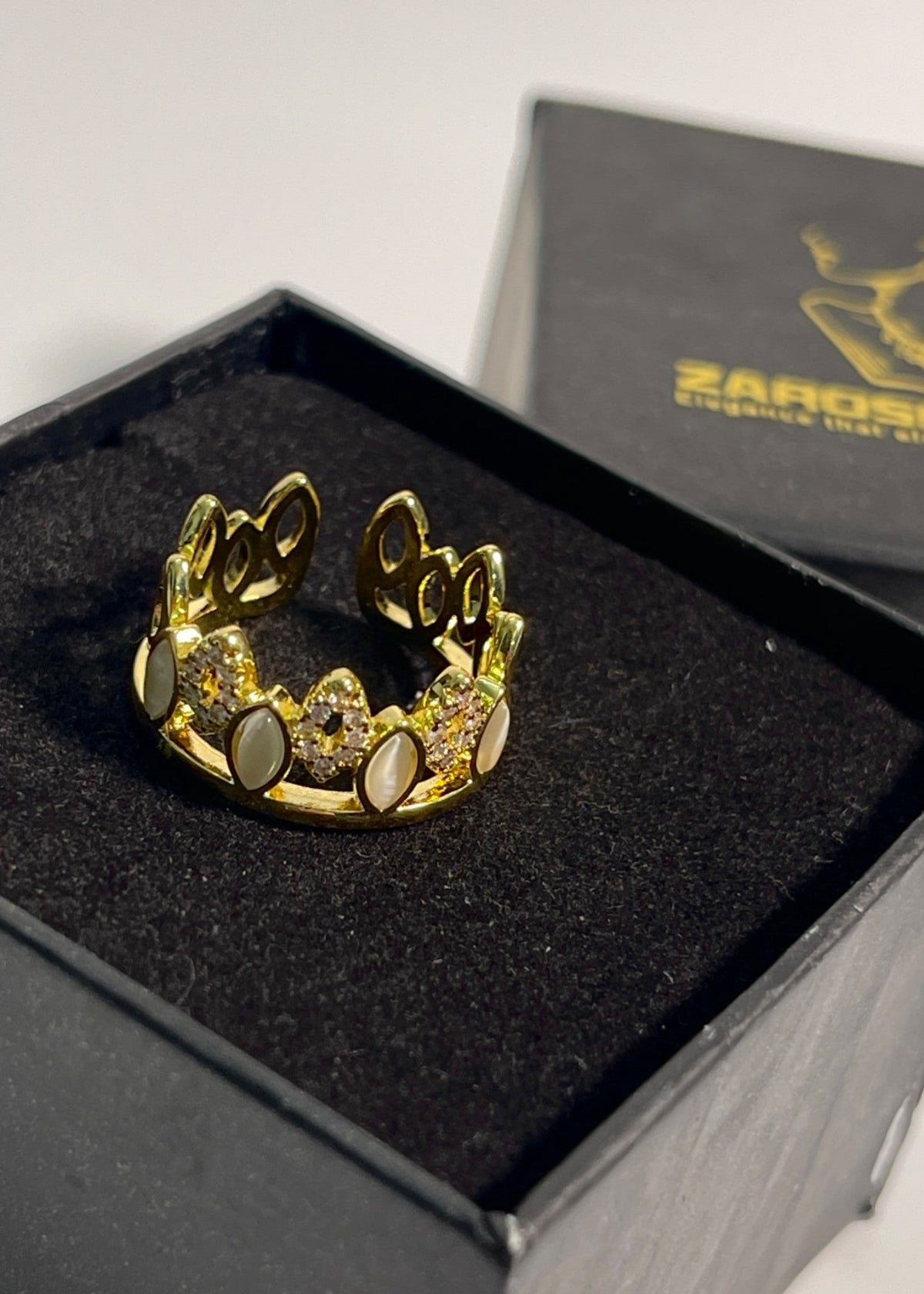Shop the Crown Ring from Zarosh Jewel