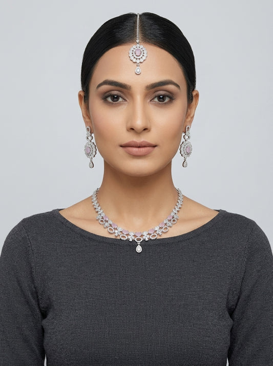 Shop the Crystal Royale Zircon Set from Zarosh Jewel